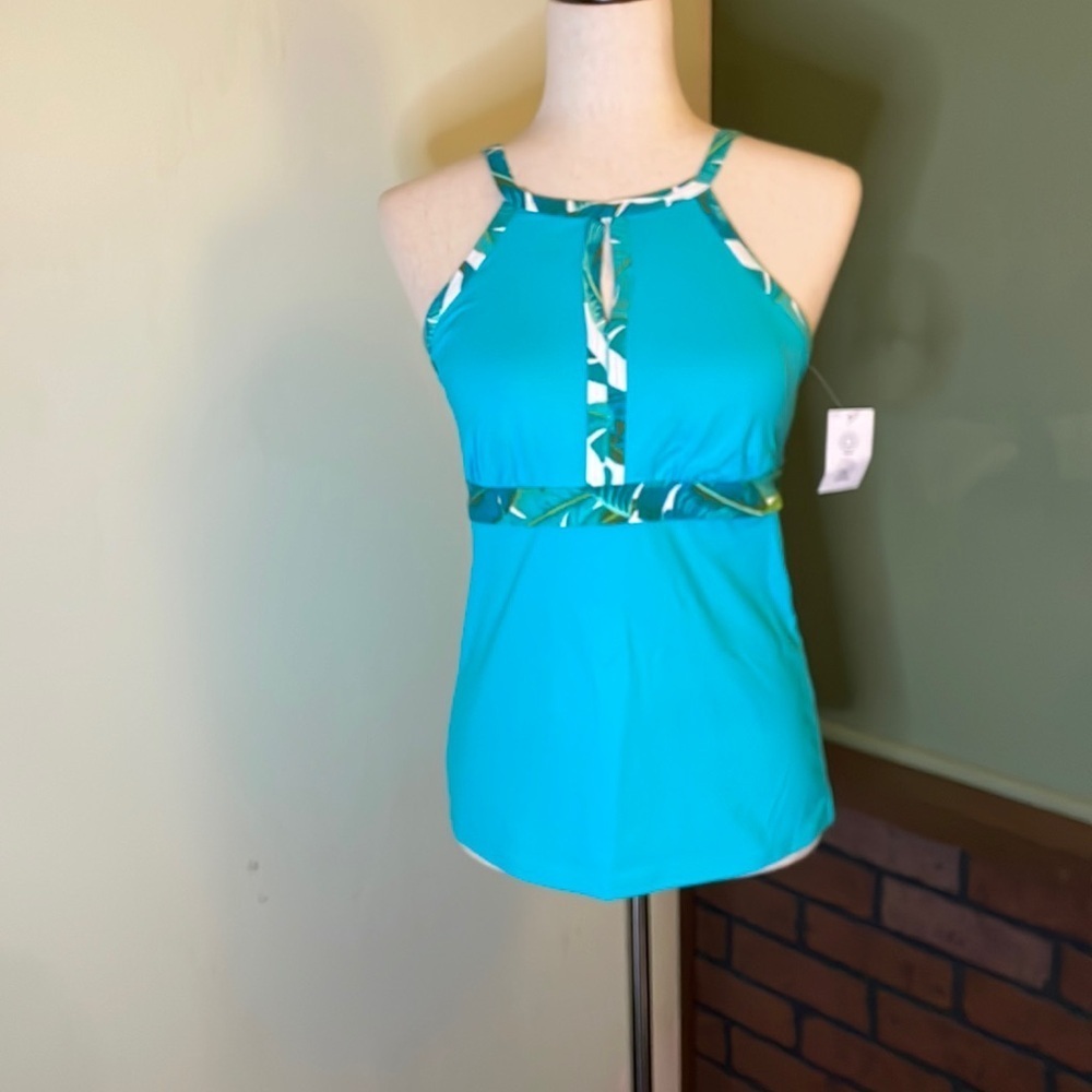 6 Lands End Tankini Swim Top A06 6525